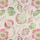 Ткань для римских штор с напуском - розовые цветы